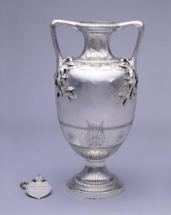 Vase and Dedication Medallion